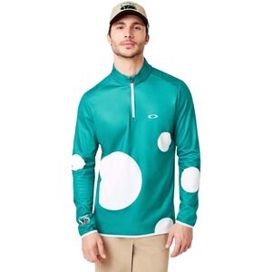 NWT‎ Oakley X Staple Range Mens Pullover 1/4 Zip Size L Green